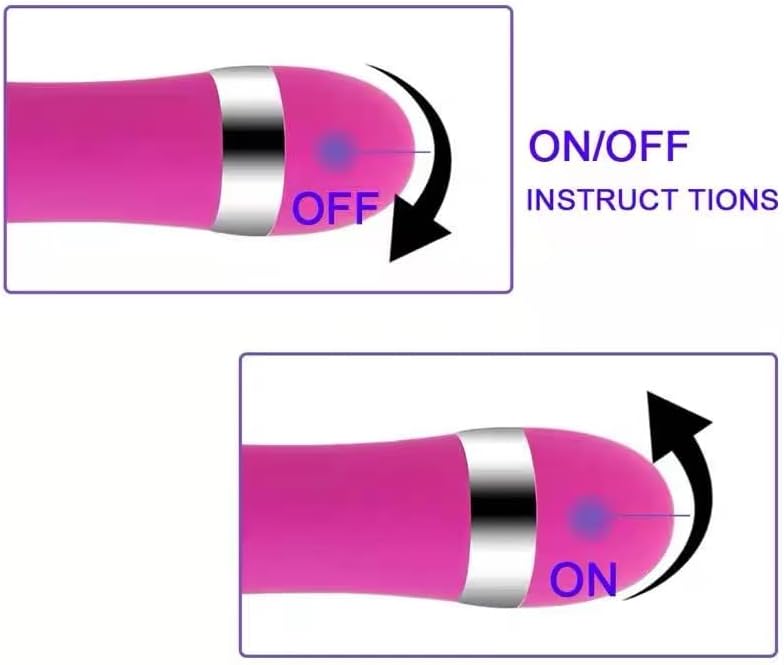 Hướng dẫn sử dụng Máy Rung Cầm Tay Đầu Trơn Có Khoen Mô Phỏng Dương Vật