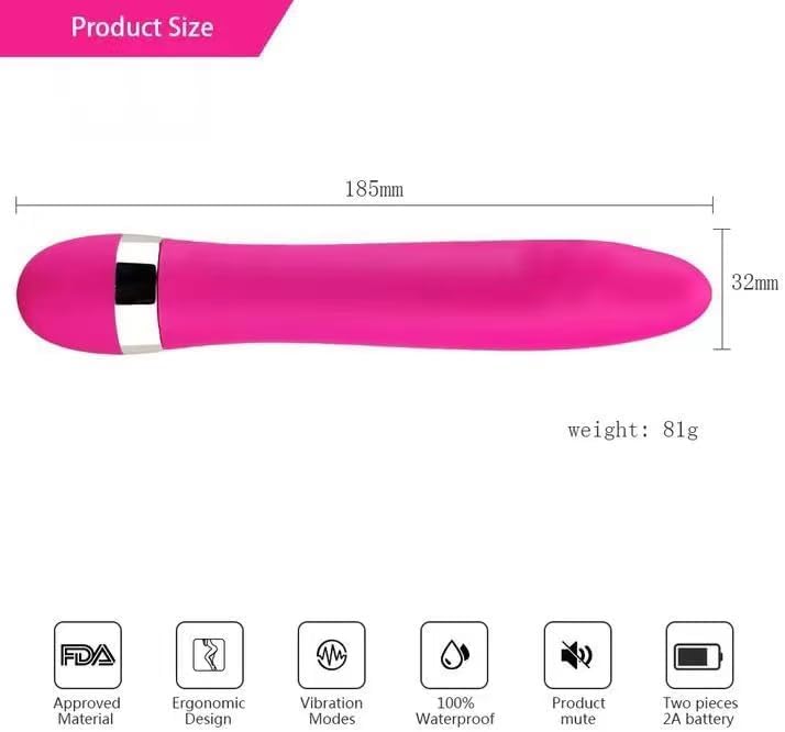 Thông số Máy Rung Cầm Tay Đầu Trơn Có Khoen Mô Phỏng Dương Vật