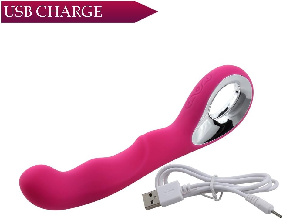 Máy rung kích thích điểm G thiết bị tình dục dành cho nữ pin sạc màu đỏ Sạc USB