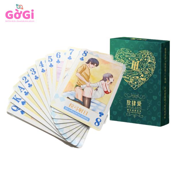 Bộ b&agrave;i 52 kiểu quan hệ đồ chơi t&igrave;nh dục d&agrave;nh cho người lớn bộ xanh