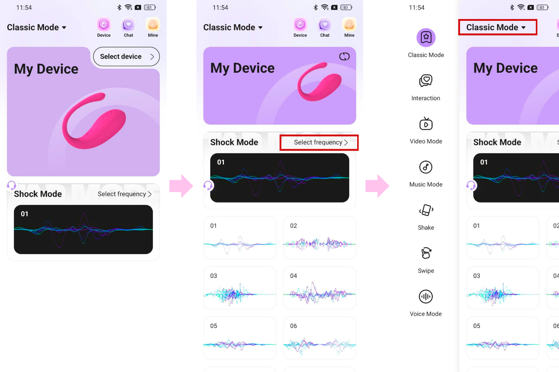 hướng dẫn kết nối trứng rung 5