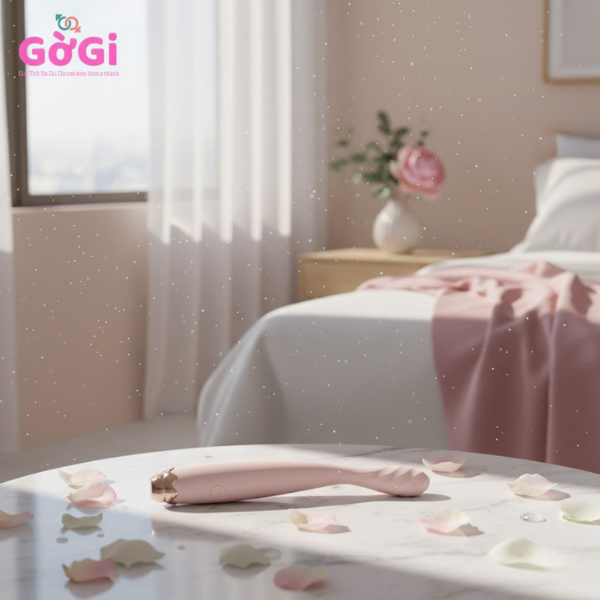 Máy kích thích điểm G cao cấp dành cho nữ được đưa vào cơ thể với tần số rung mạnh