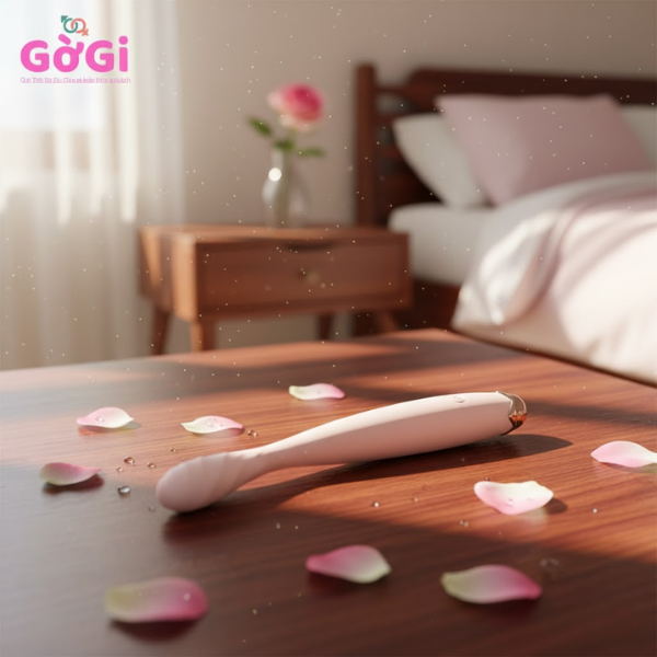 Máy kích thích điểm G cao cấp dành cho nữ được đưa vào cơ thể với tần số rung mạnh