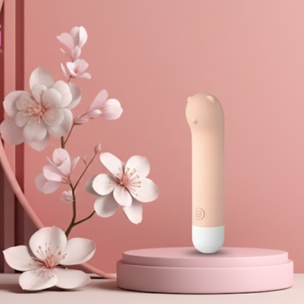 Máy rung màu kem có nhiều chế độ rung pin sạc cao cấp