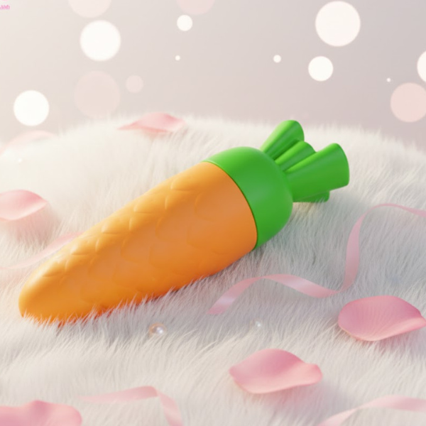 Cà Rốt Rung Mini Siêu Dễ Thương – Máy Massage Cầm Tay Êm Ái, Kích Thích Nhanh