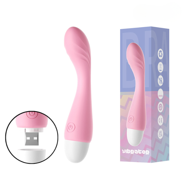 Máy Rung Mini Kín Đáo 10 Tần Số, Sạc USB Ẩn, Chống Nước Cho Nữ