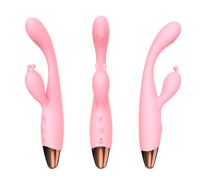 M&aacute;y rung sưởi ấm c&oacute; thể sạc lại bằng USB, đầu k&eacute;p, m&aacute;y m&aacute;t-xa rung mạnh 11 tần số