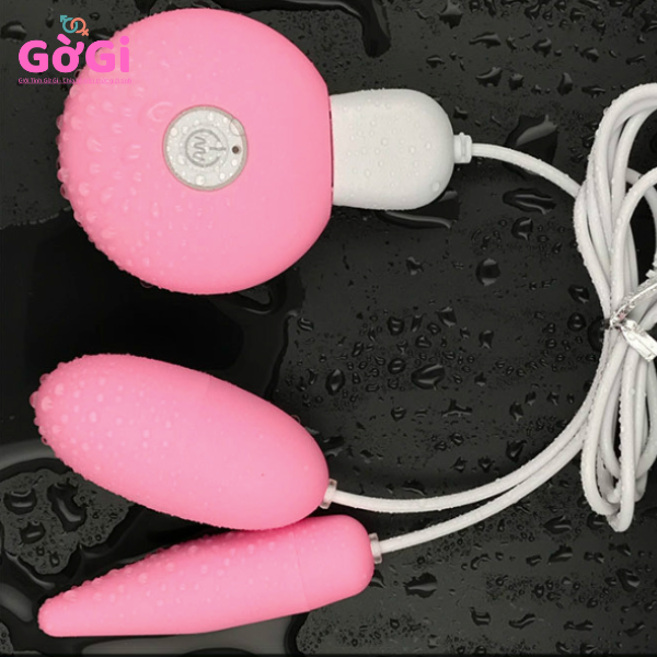 Trứng Rung Đôi Cao Cấp Kín Đáo Rung Mạnh 20 Tần Số